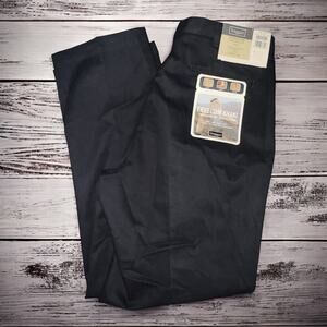 Haggar freedom khaki black mens dress pants size 34X31